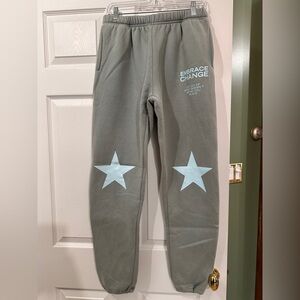 Women's Mayfair Group Joggers with Blue Stars “embrace change”